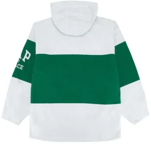 Get Palace x Gap White Green Windbreaker Jacket