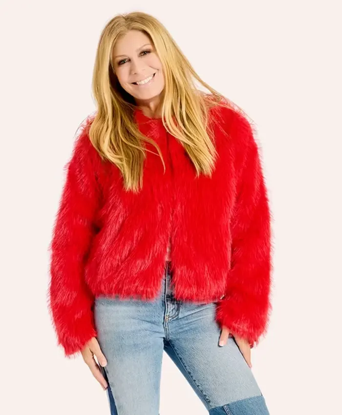 Get Philadelphia Phillies by Jill Martin Red Fur Jacket