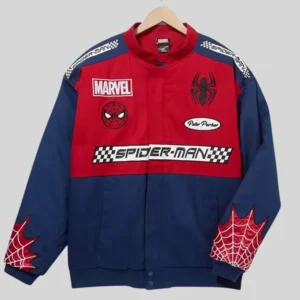 Get Protector of New York Spider Man Peter Parker racing jacket