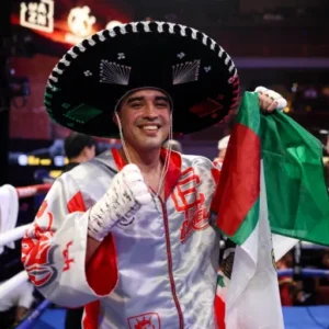 Get Raul Curiel White Satin Boxing Walkout Jacket