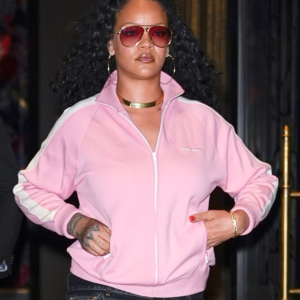 Get Rihanna Y2K Fashion Pink Jacket