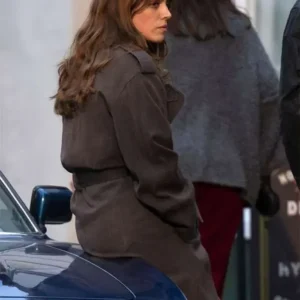 Get Rivals S2 Taggie O Hara Grey Wool Coat