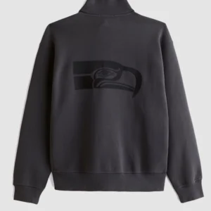 Get Seattle Seahawks Abercrombie & Fitch Half-Zip Sweatshirt