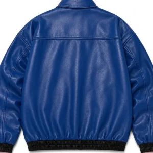 Get SpiderMan Oversized Leather Bomber Jacket