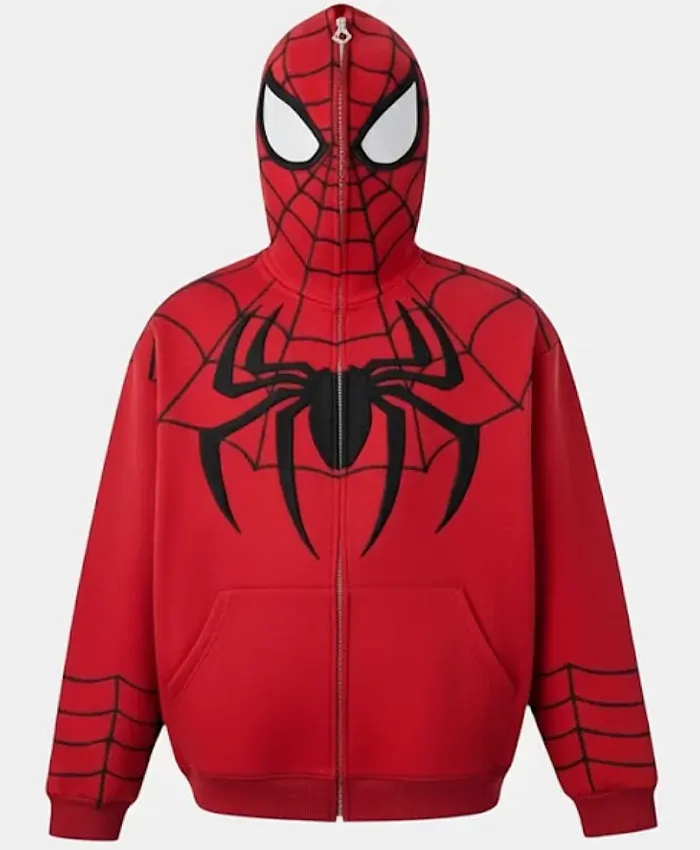 Get Spiderman Hoodie Full ZIP Up