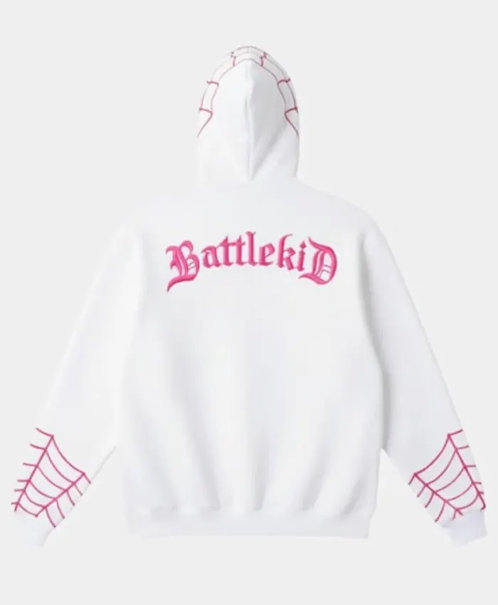 Get Spiderman White Hoodie Full ZIP Up