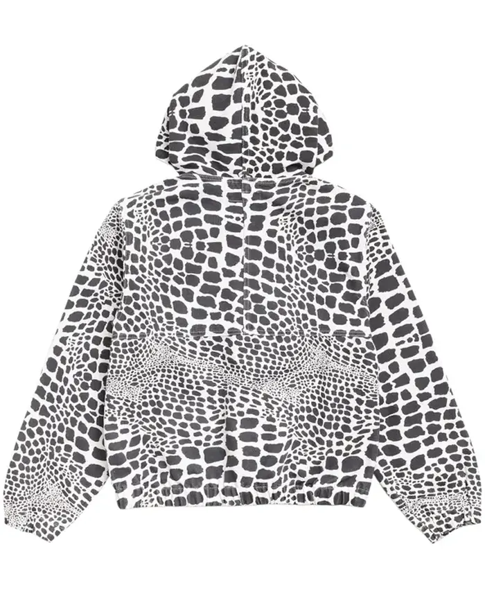 Get Stussy Hooded Work Jacket Unlined Canvas Safari