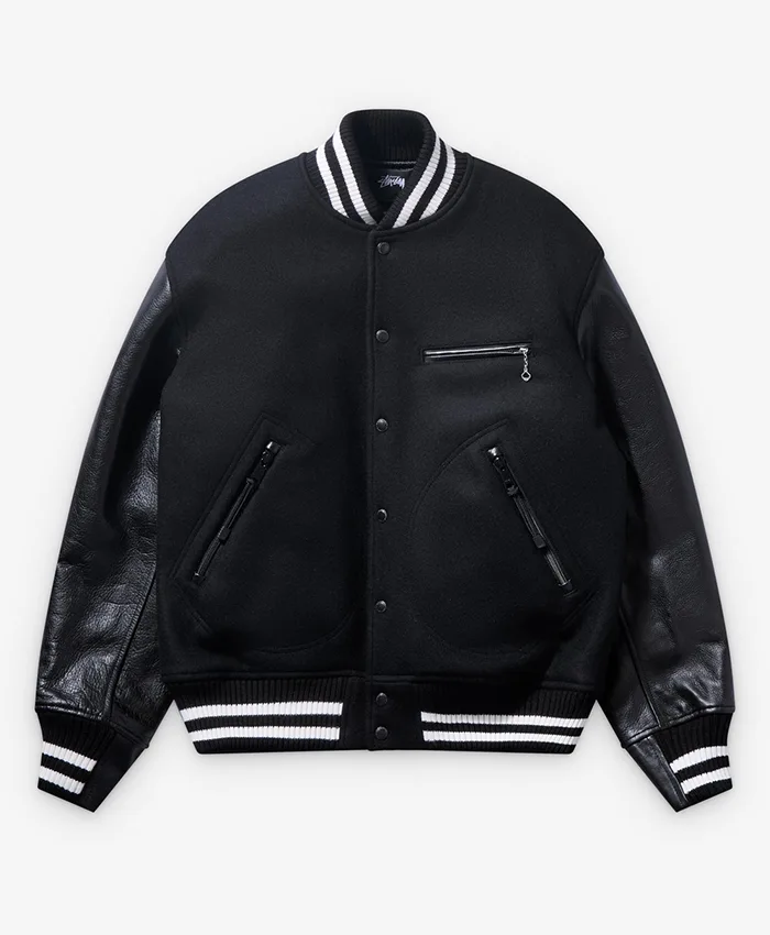 Get Stüssy x Junya Watanabe Man Black Dragon Print Jacket