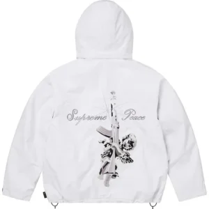 Get Supreme Fall 2026 AOI GORE-TEX White Hooded Jacket