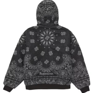 Get Supreme x Bandana Jacquard Hooded Jacket