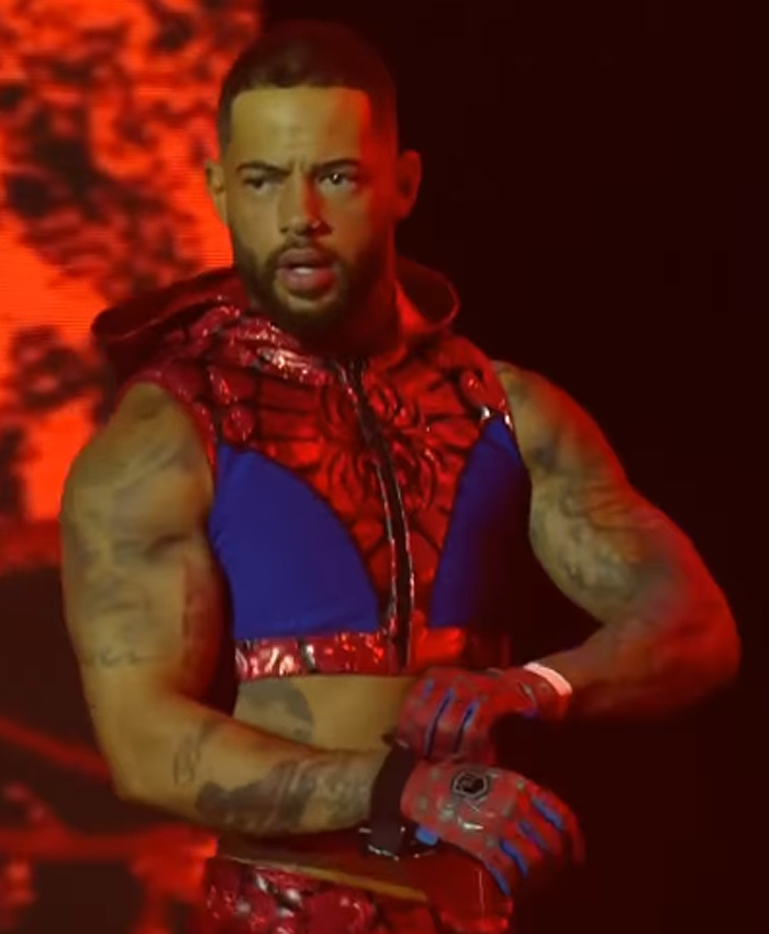 Get TNA Lockdown 2026 Trey Miguel Spider Man Vest