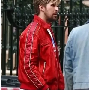 Get The Fall Guy Ryan Gosling Red Bomber Jacket