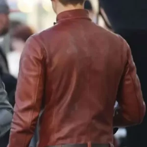 Get The Flash Teddy Sears Brown Leather Jacket