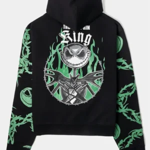 Get The Nightmare Before Christmas Pumpkin King Black Hooded Jacket