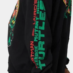 Get Thrift X Teenage Mutant Ninja Turtles OG Ninja Turtle Hoodie Black
