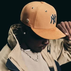 Get Timberland x New Era x MLB Jazz Chisholm Jr. Brown Jacket