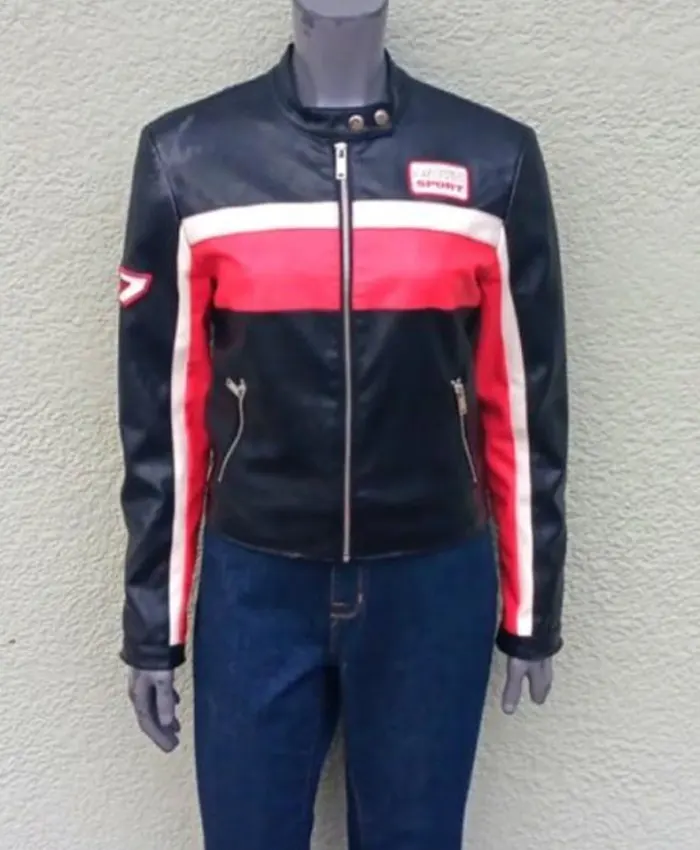 Get Tires S02 Black Moto Sports Leather Jacket