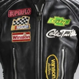 Get Tom Cruise Days of Thunder Black Leather Jacket