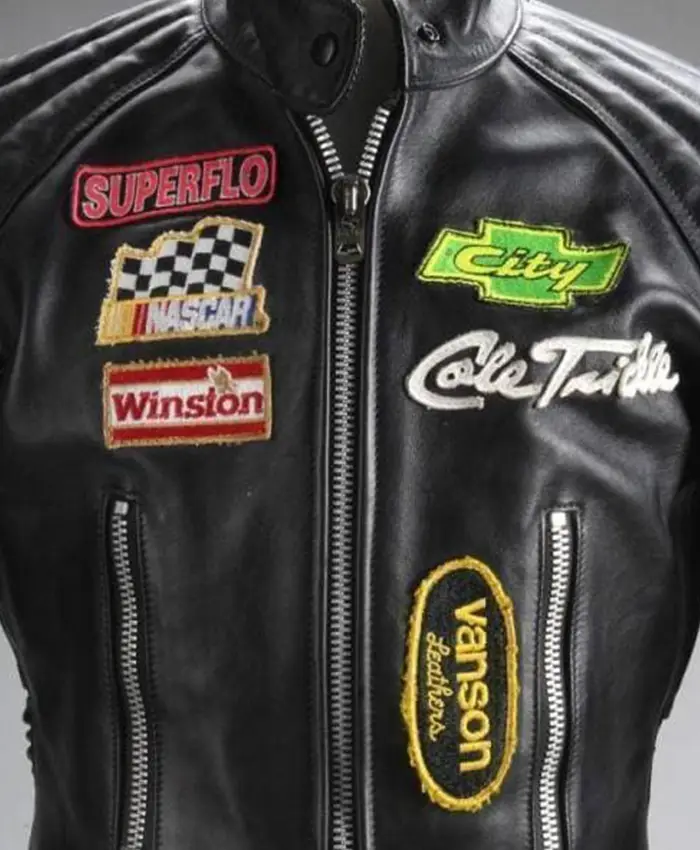 Get Tom Cruise Days of Thunder Black Leather Jacket