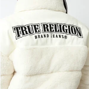 Get True Religion Embroidered Sherpa Jacket