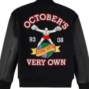 Get UFC OVO Championship Black Varsity Jacket