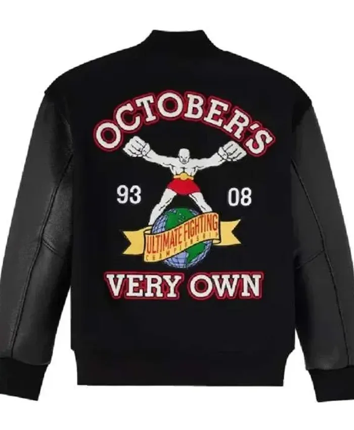 Get UFC OVO Championship Black Varsity Jacket