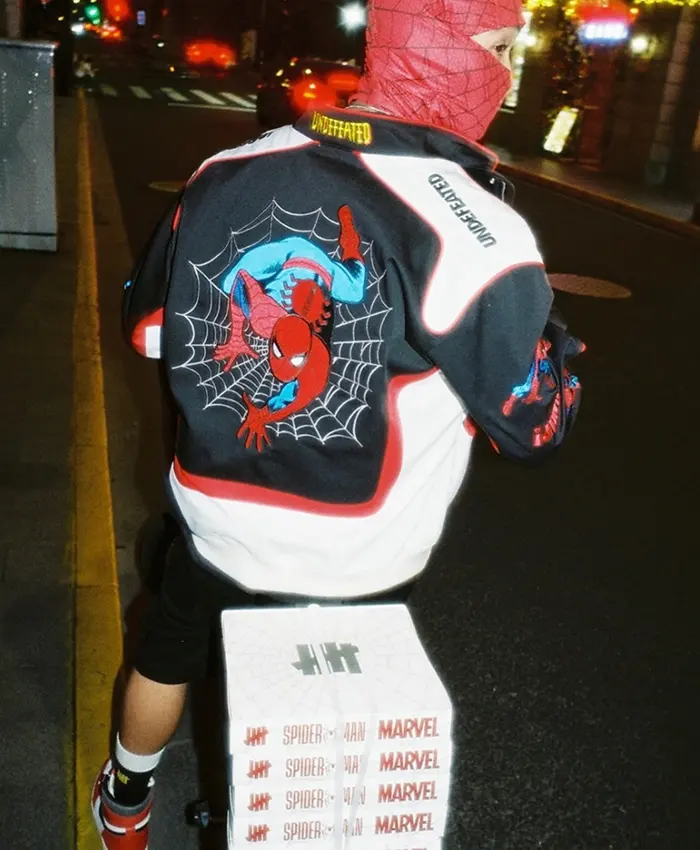 Get Undefeated x Spider-Man FW26 Varsity Jacket
