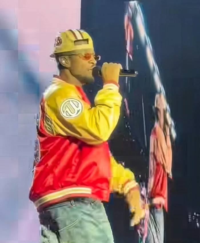 Get Usher Live Performance Levi’s x 49ers Bomber Jacket
