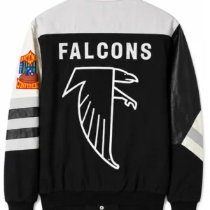 Get Vintage Atlanta Falcons Leather Bomber Jacket