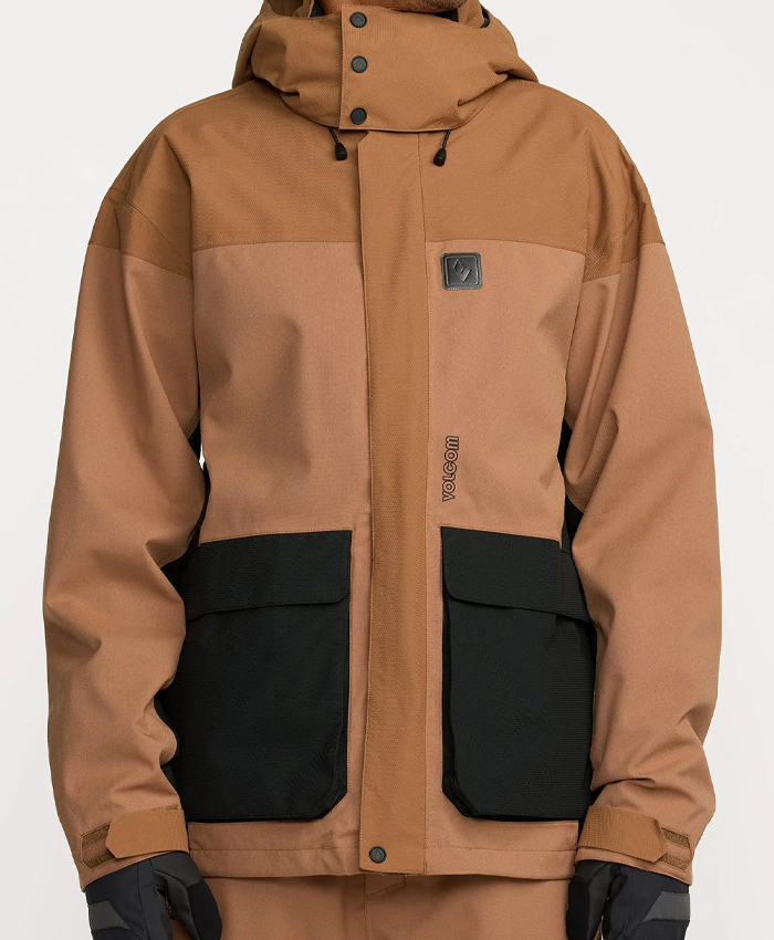Get Volcom Kleveland Brown Snowboard Jacket