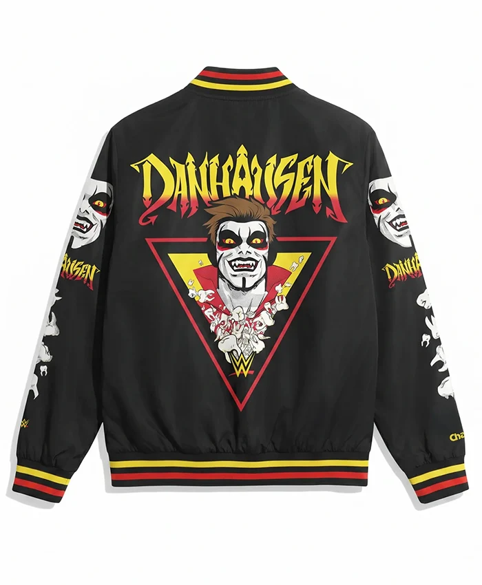 Get WWE Danhausen Black Fanimation Jacket