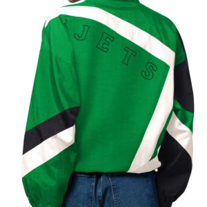 Get Women’s New York Jets Starter Green Vintage Windbreaker Jacket