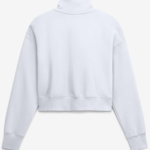 Get Women’s Nike Philadelphia Eagles White Fleece Cropped Quarter-Zip Sweatshirt