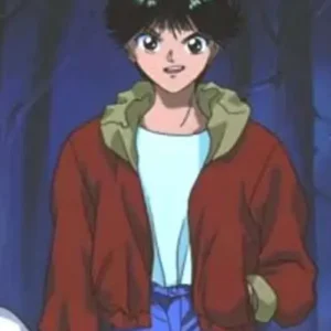 Get Yusuke Urameshi Yuyu Hakusho Red Cotton Jacket