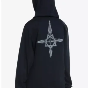 Ghost Bat Black Hoodie