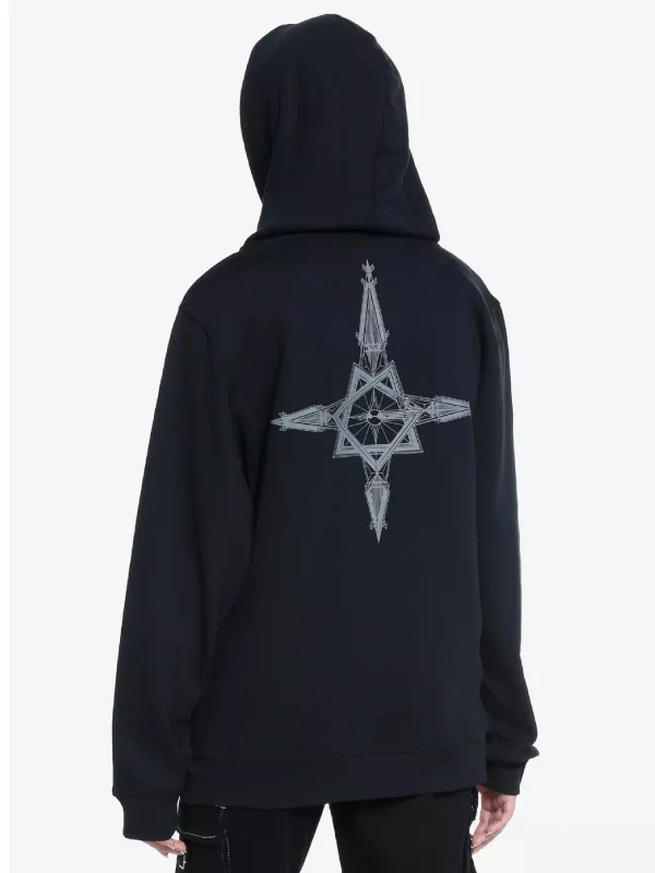 Ghost Bat Black Hoodie