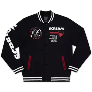 Ghost Face x Scream Varsity Jacket
