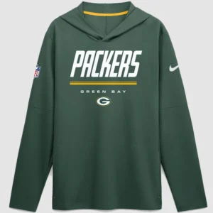 Green Bay Packers 2026 Sideline Long Sleeve Hooded T-Shirt