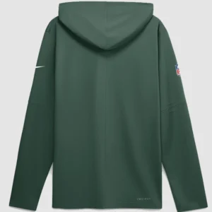Green Bay Packers 2026 Sideline Long Sleeve green Hooded T-Shirt