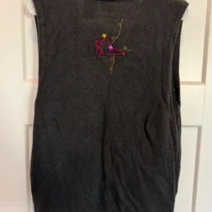 Halloween Embroidered Vest