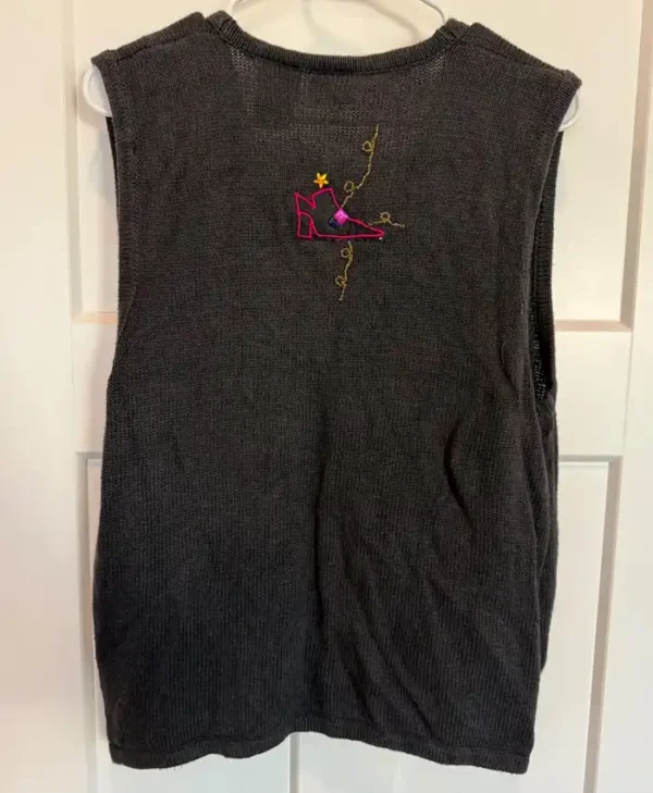 Halloween Embroidered Vest