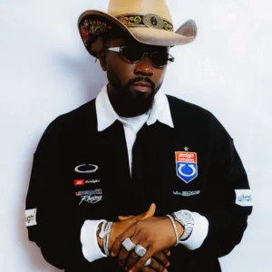 Ice Prince Black Racing Polo Long Sleeve Shirt