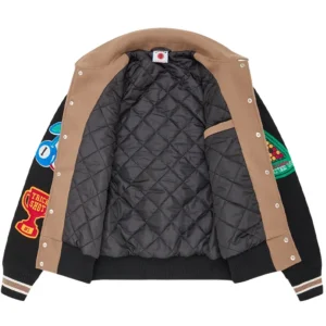 Icecream Trick Shot Collared Varsity Jacket