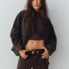 Inde Navarrette Gap Earth-Toned Brown Denim Jacket