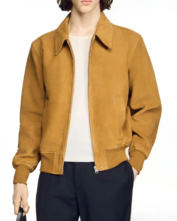 Jacob Elordi Suede Jacket