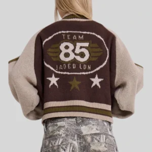 Jaded London Team 85 Knitted Bomber Jacket For sAle