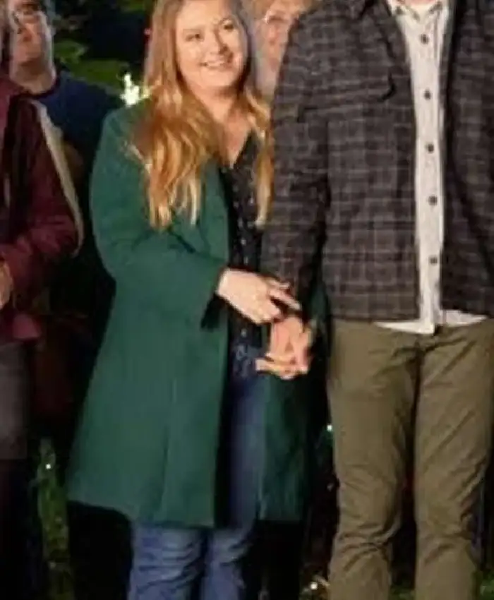 Jaicy-Elliot-My-Southern-Family-Christmas-Green-Coat