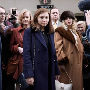 Jane Andrews The Lady Blue Wool Coat