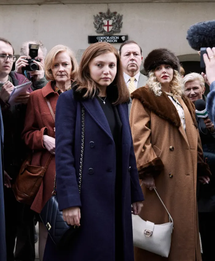 Jane Andrews The Lady Blue Wool Coat