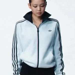 Jennie Adidas Originals White Track Jacket